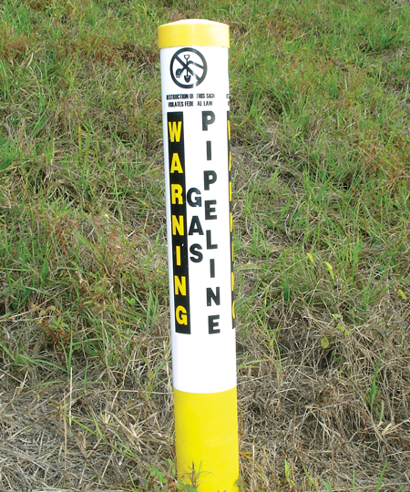 NIPSCO Natural Gas Pipeline Marker